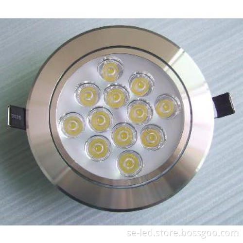 Pure White Energy Saving 120V Indoor Round 12W ceiling led light